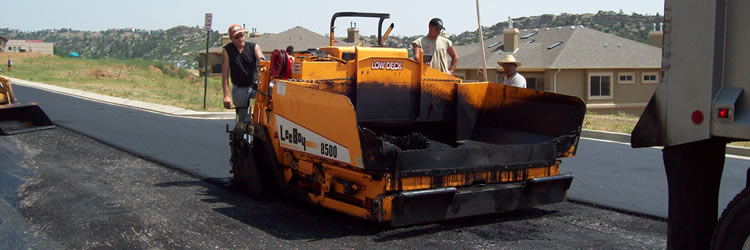 Hurley Asphalt commercial parking lot installation