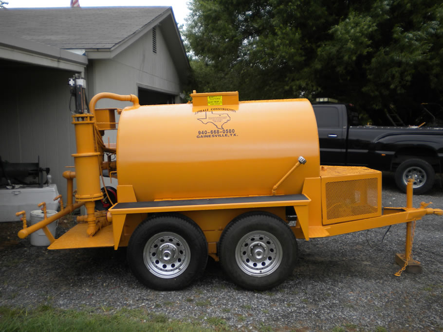 Hurley Asphalt sealcoating equipment on site